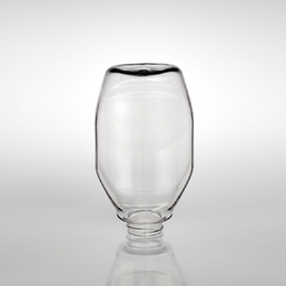 18OZ CLEAR INVERTED OVAL PET WITH 38-400 NECK FINISH