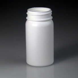75CC WHITE D-PACKER ROUND HDPE WITH 38-400 NECK FINISH