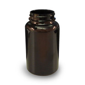 120CC WHITE S-PACKER ROUND PET WITH 38-400 NECK FINISH