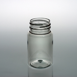 100CC WHITE PACKER ROUND PET WITH 38-400 NECK FINISH
