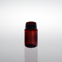 100CC WHITE PACKER ROUND PET WITH 38MM NECK
