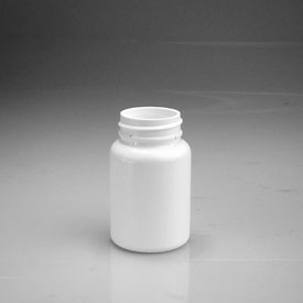 100CC WHITE PACKER ROUND HDPE WITH 38-400 NECK FINISH