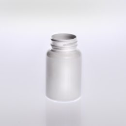 120CC WHITE PACKER ROUND PET WITH 38-400 NECK FINISH