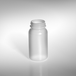 120CC WHITE PACKER ROUND HDPE WITH 38-400 NECK FINISH