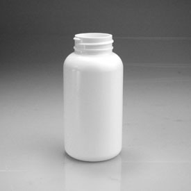 200CC WHITE PACKER ROUND HDPE WITH 38-400 NECK FINISH