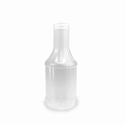 21OZ WHITE DECANTER ROUND PP WITH 38-400 NECK FINISH
