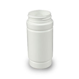 120CC NATURAL STRESS ROUND HDPE WITH 38-400 NECK FINISH