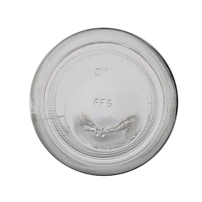 16OZ FLINT ECONOMY ROUND GLASS JAR - 63-400 NECK-detail image