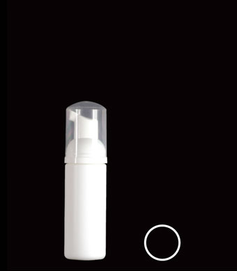 50ML TUBULAR FAOMER ROUND HDPE WITH 30MM NECK