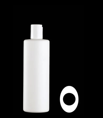 250ML TUSCANY OVAL HDPE WITH 24-410 NECK FINISH