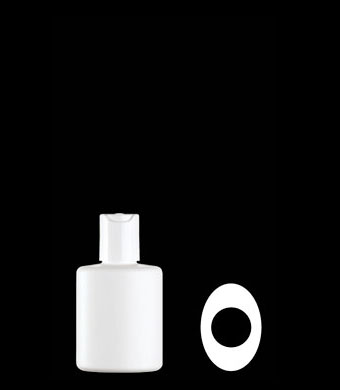 100ML TUSCANY OVAL HDPE WITH 24-410 NECK FINISH