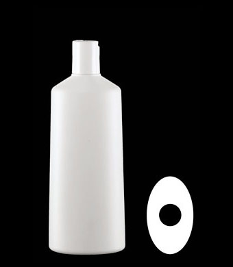 350ML PARIS OVAL HDPE WITH 24-410 NECK FINISH