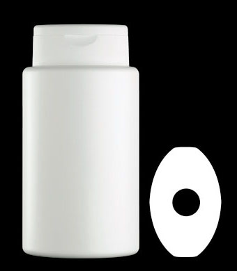 750ML DUO OVAL HDPE WITH 27MM NECK