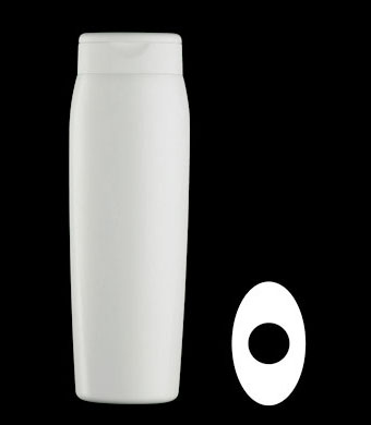 300ML JAVA OVAL HDPE WITH 23MM NECK