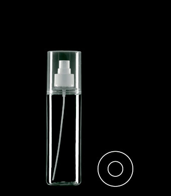 200ML NON-AEROSOL TUBULAR ROUND PETG WITH 20-410 NECK FINISH