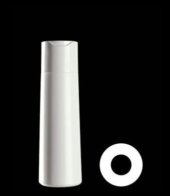 250ML FLARED TUBULAR ROUND HDPE WITH 24MM NECK