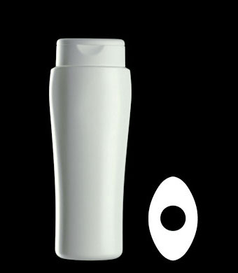 250ML SERENE OVAL HDPE WITH 23MM NECK