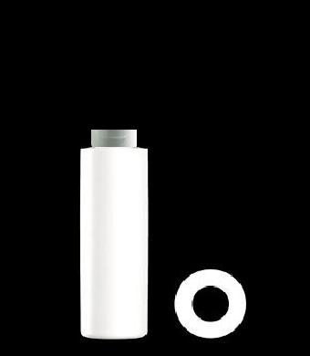 250ML TUBULAR ROUND HDPE WITH 38-400 NECK FINISH