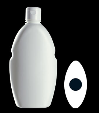 500ML BREEZE OVAL HDPE WITH 31MM NECK