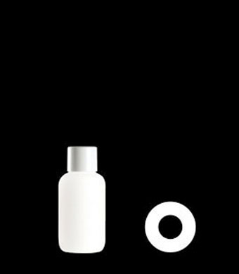 50ML BOSTON ROUND HDPE WITH 20-415 NECK FINISH
