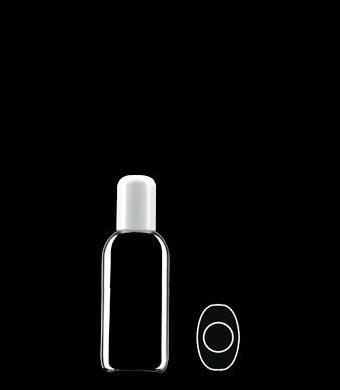 50ML EUROPEAN OVAL PET WITH 20-415 NECK FINISH