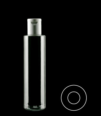 200ML SLIM TUBULAR ROUND PET WITH 24-415 NECK FINISH