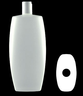 750ML RECTANGULAR HDPE WITH 24-410 NECK FINISH