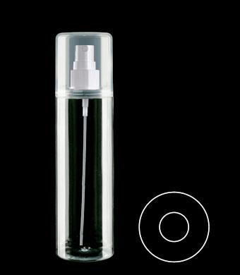 275ML NON-AEROSOL TUBULAR ROUND PET WITH 24-410 NECK FINISH