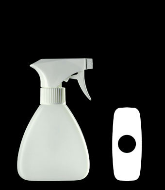 200ML PYRAMID OVAL HDPE WITH 28-410 NECK FINISH