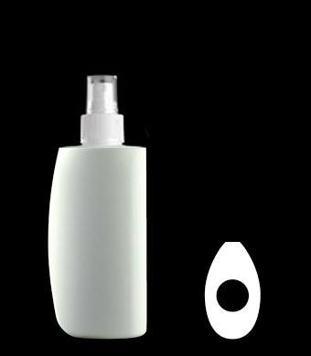 200ML SPINNAKER OVAL HDPE WITH 24-410 NECK FINISH
