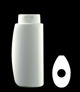 400ML SPINNAKER OVAL HDPE WITH 23MM NECK