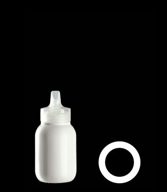 97ML MEDICO ROUND HDPE WITH 33-400 NECK FINISH