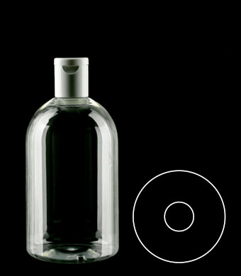 500ML ROUND PET WITH 24-415 NECK FINISH