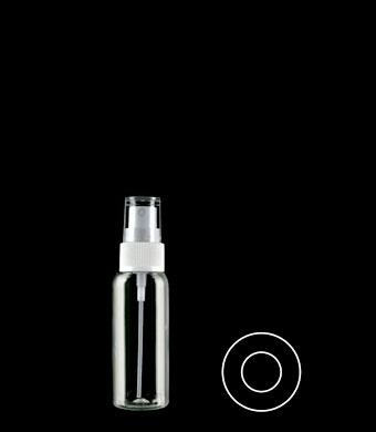 50ML TALL BOSTON ROUND PET WITH 20-410 NECK FINISH