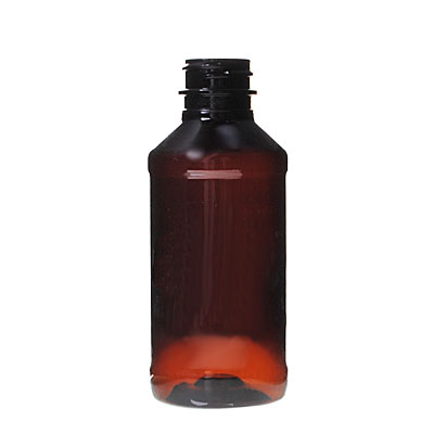 4OZ AMBER PET MODERN RD 24-400 NECK