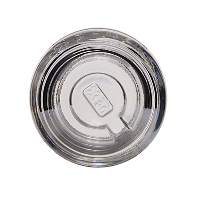 1OZ FLINT ROUND BASE HEAVY WEIGHT ROUND GLASS JAR - 40-400 NECK-detail image