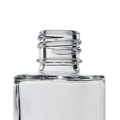 1OZ FLINT CYLINDER ROUND GLASS BOTTLE - 18-415 NECK-detail image