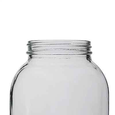 64OZ FLINT ECONOMY ROUND GLASS JAR - 83-400-detail image