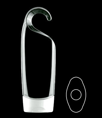 250ML PLATINUM SHOWER GEL OVAL PVC WITH 25MM NECK