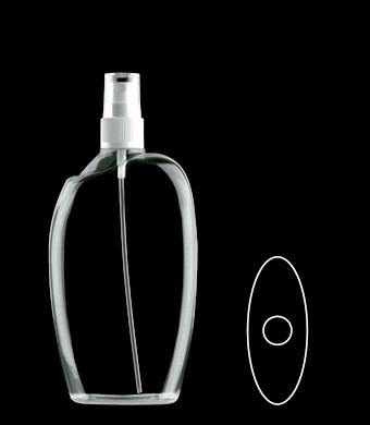 200ML MERIDIAN OVAL PETG WITH 20-410 NECK FINISH