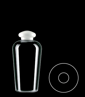 300ML ROYALE OVAL PETG WITH 24-410 NECK FINISH