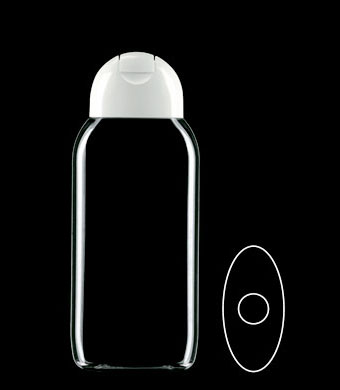 300ML DELTA OVAL PETG WITH 23MM NECK