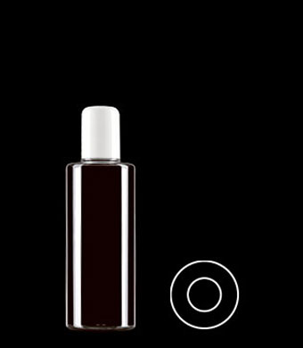 200ML SHORT TUBULAR ROUND WITH 24-415 NECK FINISH