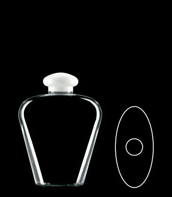 250ML VALENTINE OVAL PETG WITH 24-410 NECK FINISH