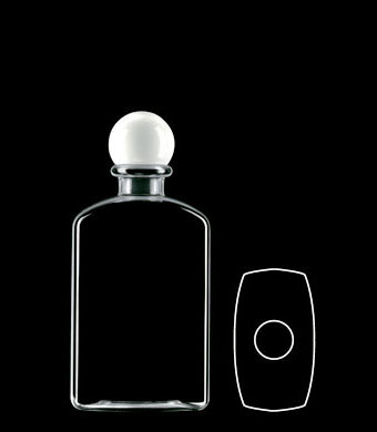 250ML PLINTH RECTANGULAR PETG WITH 24-410 NECK FINISH
