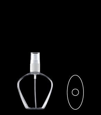 100ML VANILLA OVAL WITH 18-415 NECK FINISH