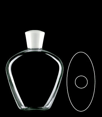 400ML VANILLA OVAL PETG WITH 24-415 NECK FINISH