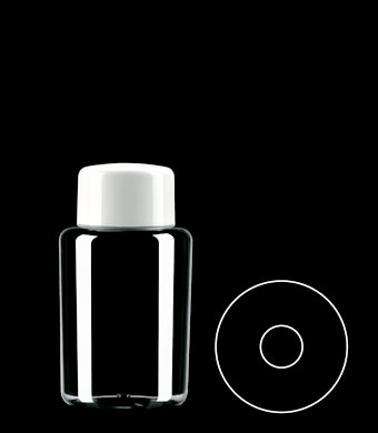 300ML AMARI ROUND HDPE WITH 22MM NECK