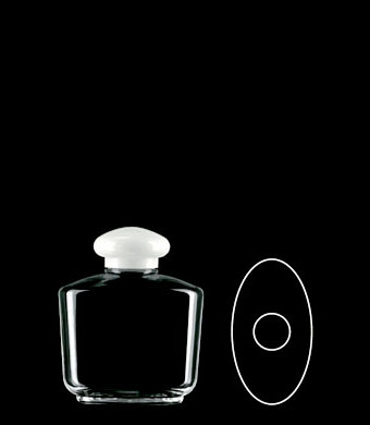 125ML PEDESTAL OVAL PETG WITH 24-410 NECK FINISH