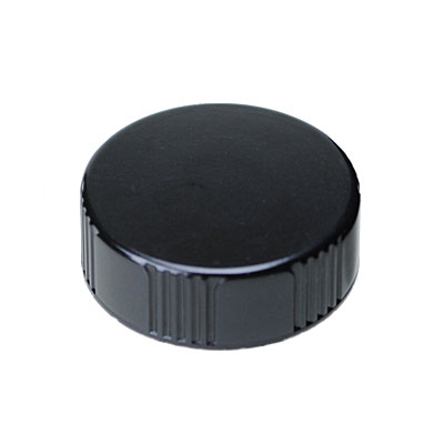 PLASTIC CT CLOSURE: 33-4 00 BLACK . PHENOLIC POLYSEAL CONE LINER